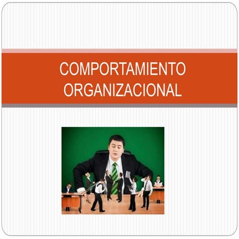 Comportamiento organizacional