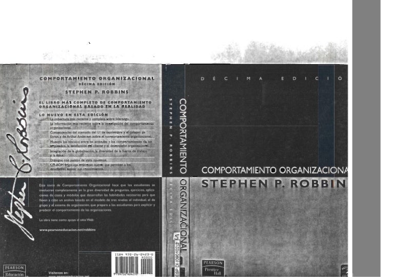 Comportamiento organizacional stephen robbins libro