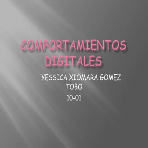 Comportamientos digitales