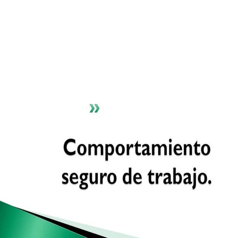 CAPACITACION SST COMPORTAMIENTO SEGURO.ppt
