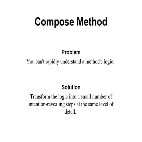 Compose Method