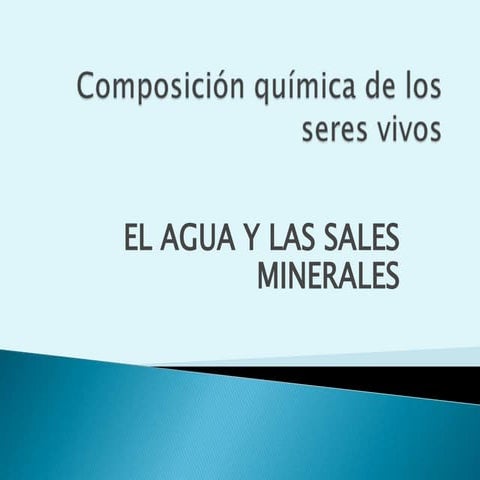 Composición Química De Los Seres Vivos | PPT