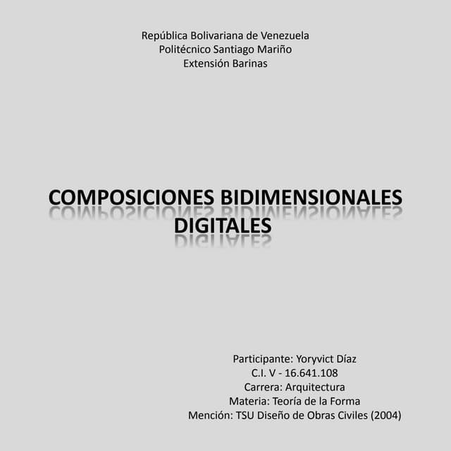 Composicion bidimensional