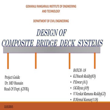 Composite deck bridge systems