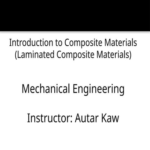 composite materials introduction materail
