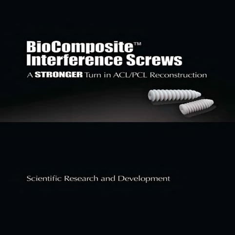 La0150 b arthrex biocomposite white paper - ib | PDF