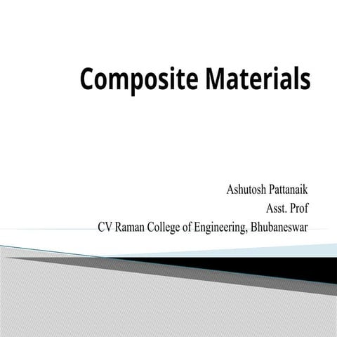 Composite materials basic describing various types
