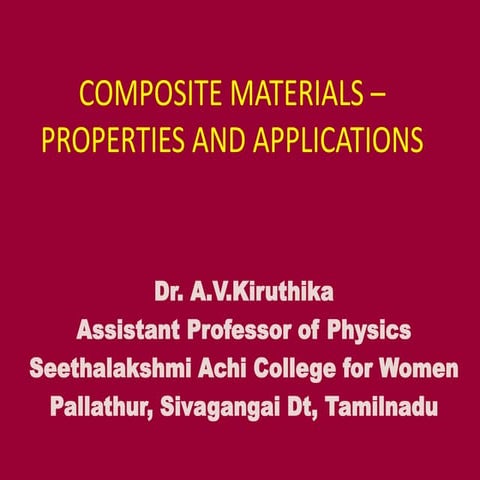 Composite material(properties and applications)