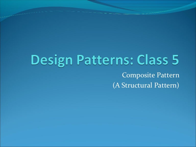 Composite pattern
