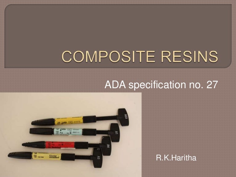 Composite resins