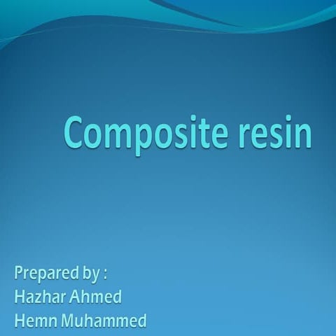 Composite restoration