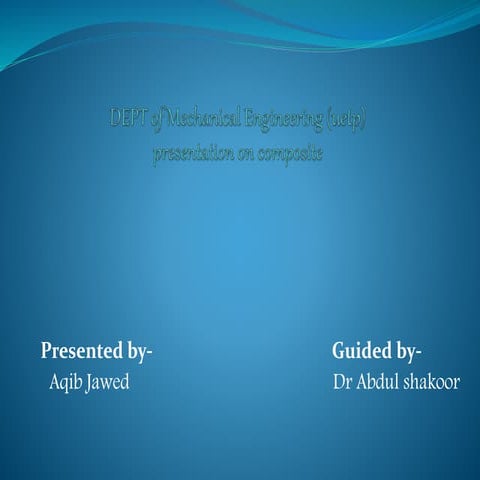 Composites | PPTX