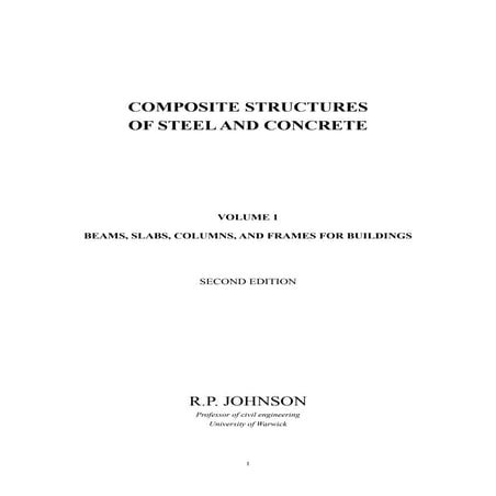 Composite structures of steel and concrete