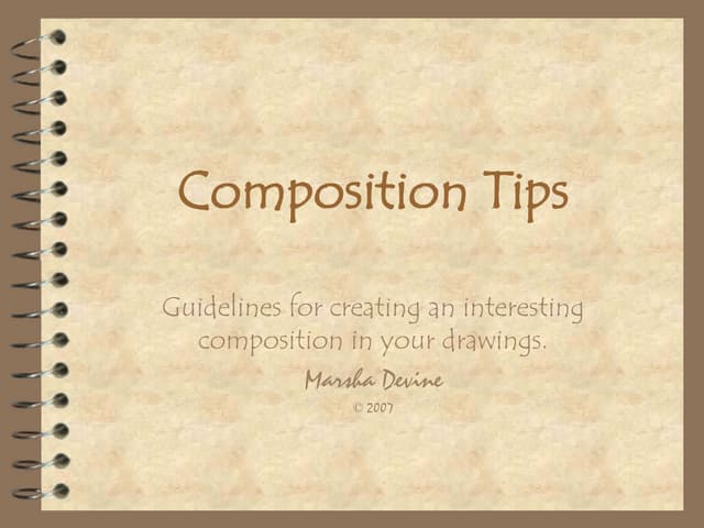Composition Tips