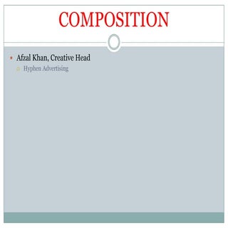 Composition :basic Photography tips