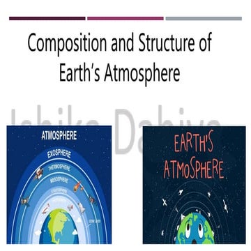 Composition and structure of earth's atmosphere