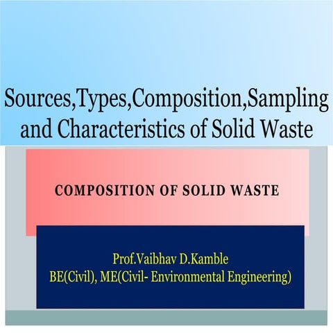 Composition of solid waste management 2