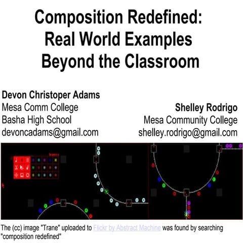 Composition Redefined Real World Examples