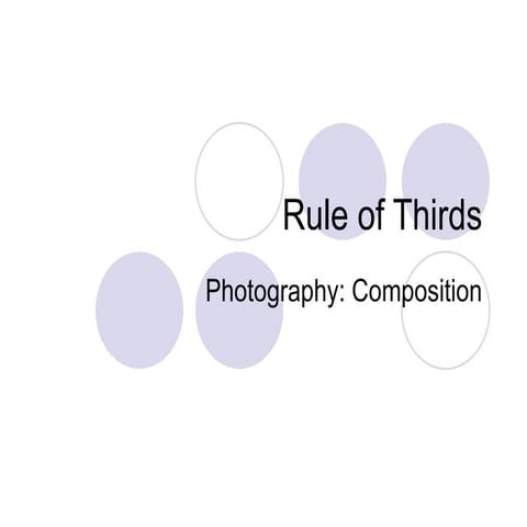 Composition rule of thirds
