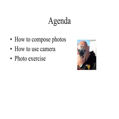 Photo Composition and Communication