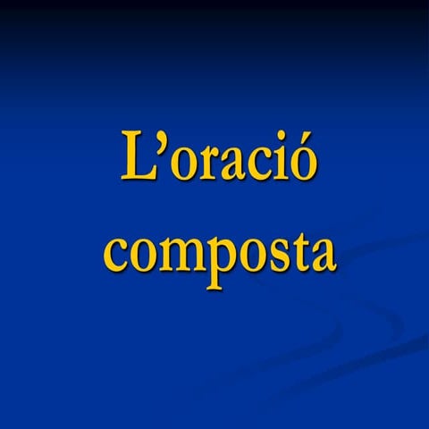 Subordinades compostes