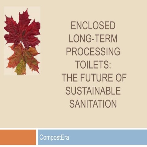 Compostera - Safe attractive and non-polluting toilets