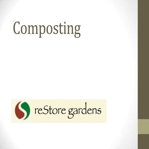 Composting kitchen waste at home