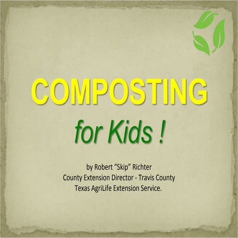 Composting forkids