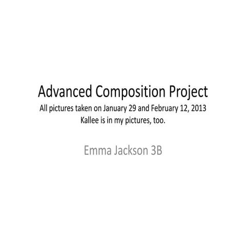 Compostion project | PPTX