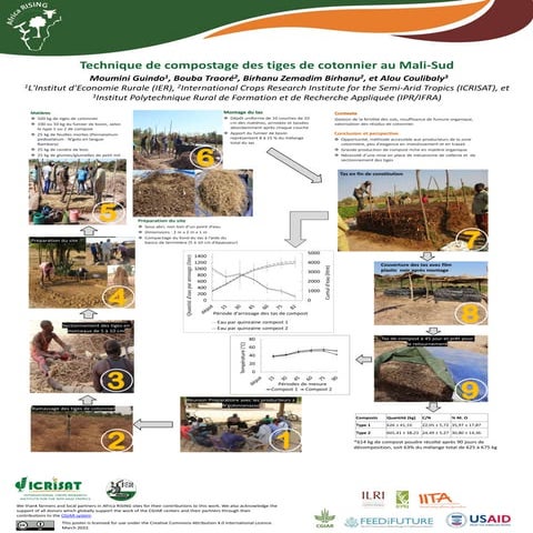 Technique de compostage des tiges de cotonnier au Mali-Sud