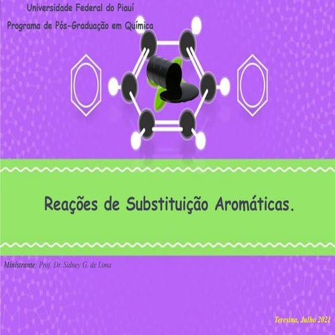 Compostos aromáticos   prof sidney - ufpi