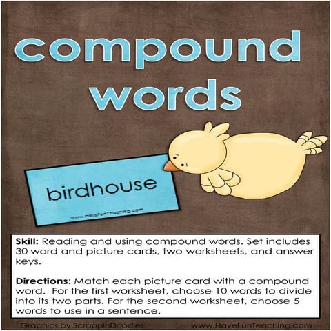 Compound words-activity