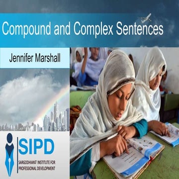 Compound and complex sentence Structure