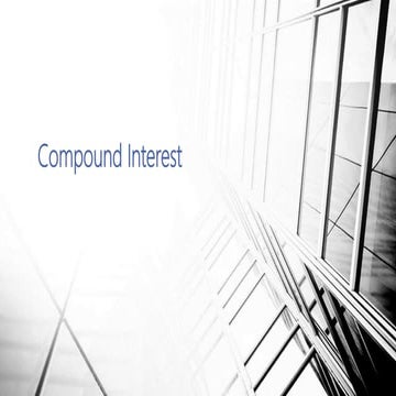 Compound interest
