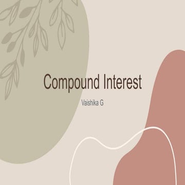 Compound Interest | PPTX