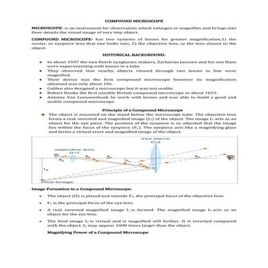 Compound microscope | DOCX