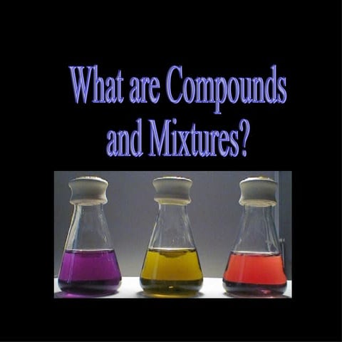Compounds And Mixtures