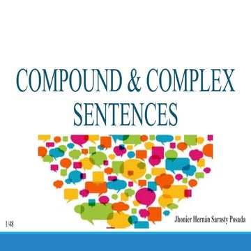 Compound and complex sentences