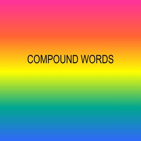 Compound words