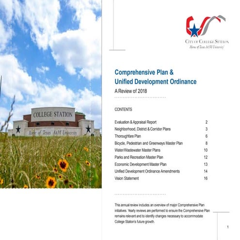 Comp Plan - UDO Annual Review | PPTX