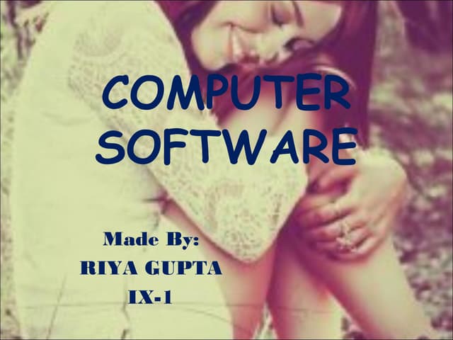 computer software