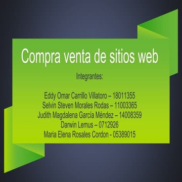 Compra venta de sitios web