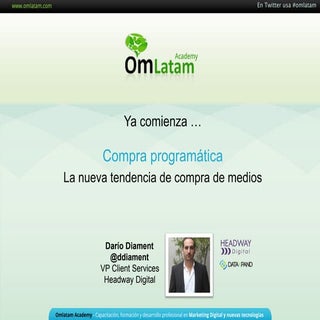 Webinari sobre "Compra Programática...