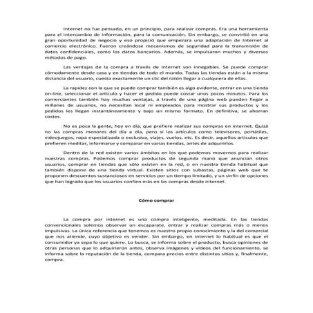 Compras en internet