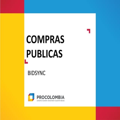 Compras públicas base Federal BIDSYNC