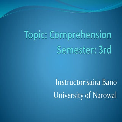 Comprehension.pptx