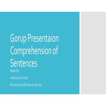 Comprehension of Sentences.pptx