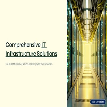 Comprehensive IT Infrastructure Solutions | PDF
