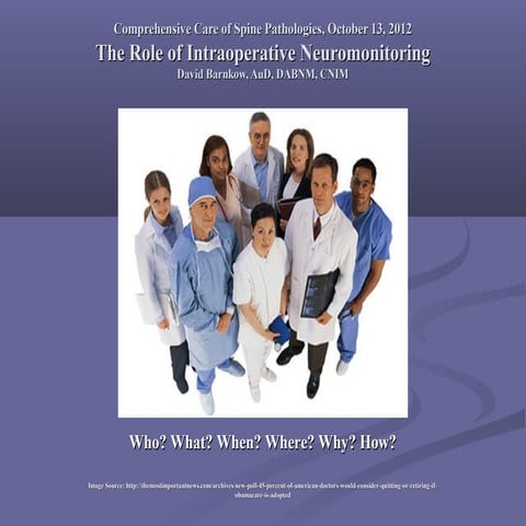The Role of Intraoperative Neuromonitoring (IONM) | PPT