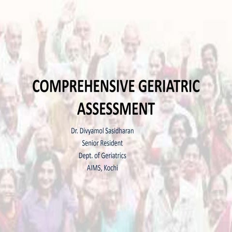 Comprehensive geriatric assessment